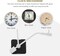 Wall Clock Movement: Battery Operated Clock Mechanism Kit - Clock Hands Motor Replacement For DIY Repair Parts Clock Mechanism Kit Plastic White